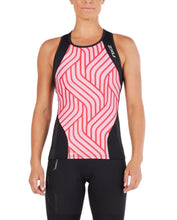 Cargar imagen en el visor de la galería, 2XU TriTop Perform - Triatlon - Mujer - Rosa - Front2